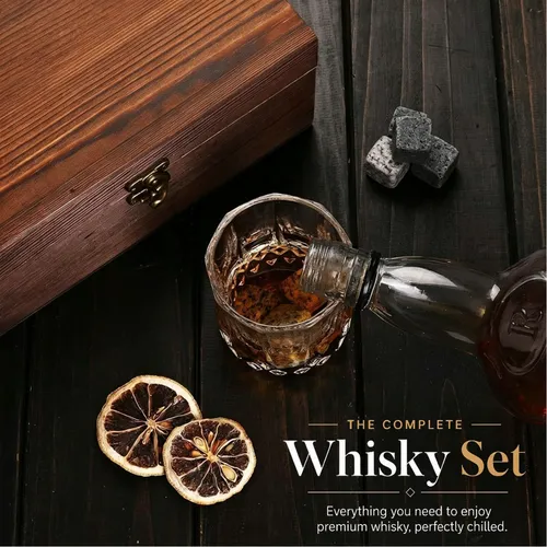 Whiskey Stones and Glasses Set-3 Whiskey Stones and Glasses Set